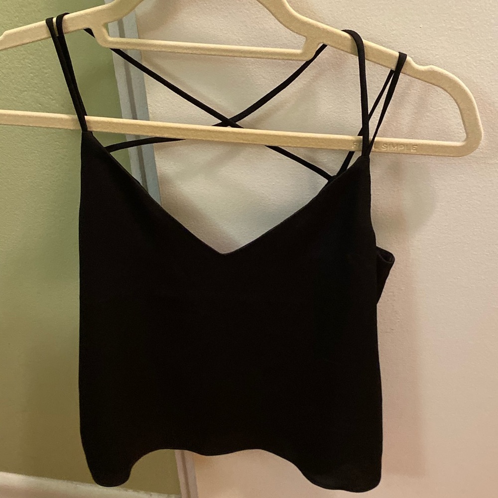 Topshop Strappy Black Cami Size us0